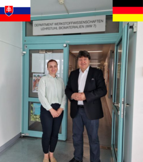 Prof. Boccaccini with Dr. Hana Kaňková