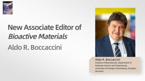 Towards entry "Prof. Aldo R. Boccaccini appointed Associate Editor of Bioactive Materials"