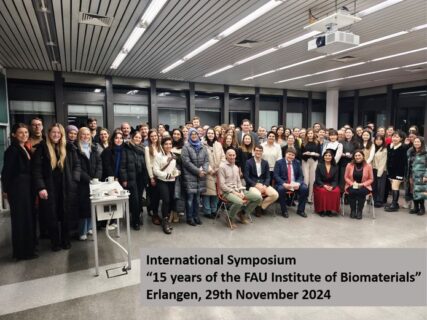 Group photo, prof. Boccaccini with all the participants of the symposium