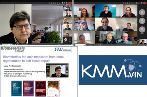 Towards entry "Prof. Boccaccini reelected Working Group “Biomaterials” coordinator of KMM-VIN"